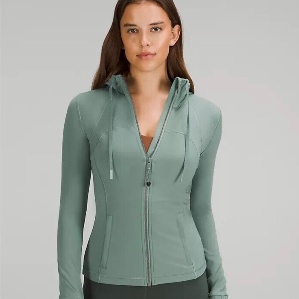 Lululemon hooded define jacket *Nulu in Tidewater Teal